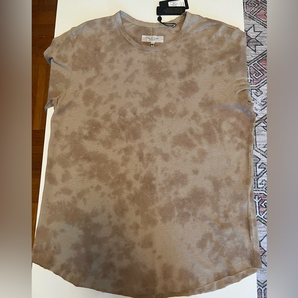Rag & Bone Haydon Tie Dye Linen T shirt - Picture 2 of 4